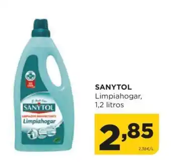 Alimerka SANYTOL Limpiahogar, 1,2 litros oferta