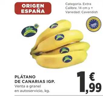 Supercor PLÁTANO DE CANARIAS IGP. oferta