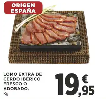 Supercor LOMO EXTRA DE CERDO IBÉRICO FRESCO O ADOBADO. oferta