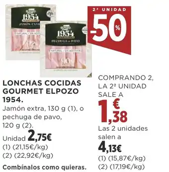 Supercor LONCHAS COCIDAS GOURMET ELPOZO 1954. oferta