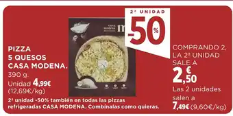 Supercor PIZZA 5 QUESOS CASA MODENA. oferta