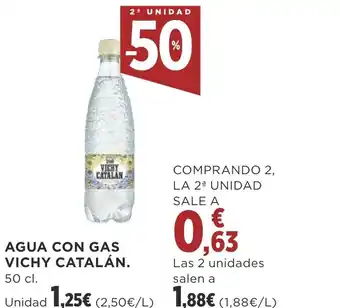 Supercor AGUA CON GAS VICHY CATALÁN. oferta