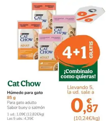 TiendAnimal Húmedo para gato 85 g oferta