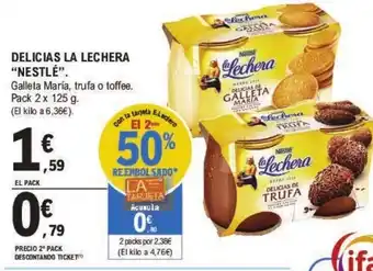 E.Leclerc DELICIAS LA LECHERA "NESTLÉ". oferta