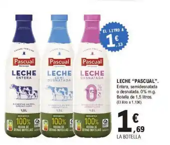 E.Leclerc LECHE "PASCUAL" oferta
