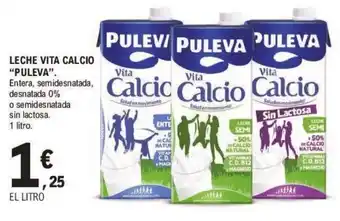 E.Leclerc LECHE VITA CALCIO "PULEVA". oferta