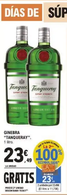 E.Leclerc GINEBRA "TANQUERAY". oferta