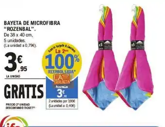E.Leclerc BAYETA DE MICROFIBRA "ROZENBAL". oferta