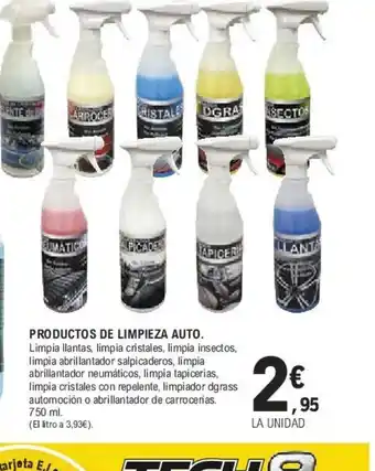 E.Leclerc PRODUCTOS DE LIMPIEZA AUTO oferta