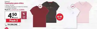 Lidl Pepperts! Camisetas Para Chica oferta