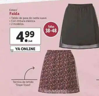 Lidl Esmara Falda oferta