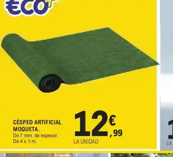 E.Leclerc CÉSPED ARTIFICIAL MOQUETA. oferta