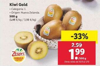 Lidl Kiwi Gold oferta