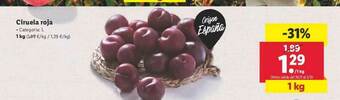 Lidl Ciruela Roja oferta