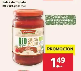 Lidl Salsa De Tomate 345/350g oferta