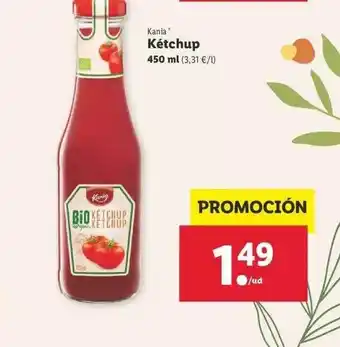 Lidl Kania Kétchup 450ml oferta