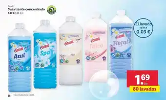 Lidl Formil Suavizant Concentrado oferta