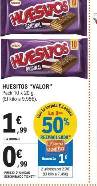 E.Leclerc HUESITOS "VALOR oferta