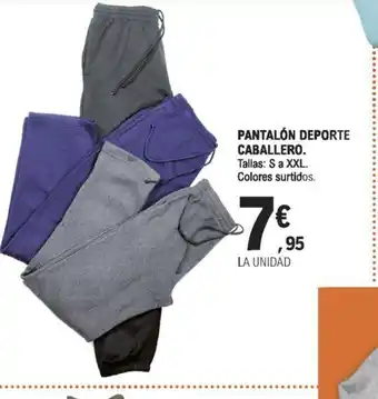 E.Leclerc PANTALÓN DEPORTE CABALLERO oferta