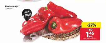Lidl Pimiento Rojo oferta