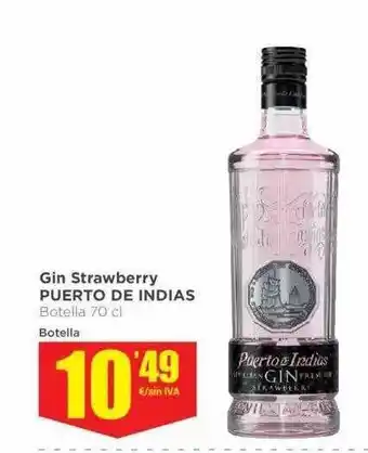 Makro Gin Strawberry Puerto De Indias 70 cl oferta