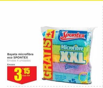 Makro Bayeta Microfibra Eco Spontex oferta