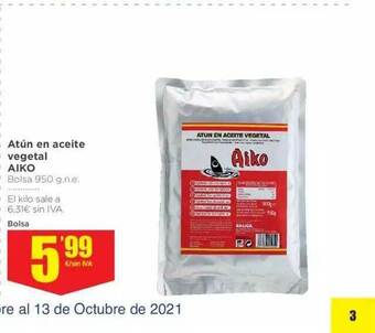 Makro Atún En Aceite Vegetal Aiko oferta
