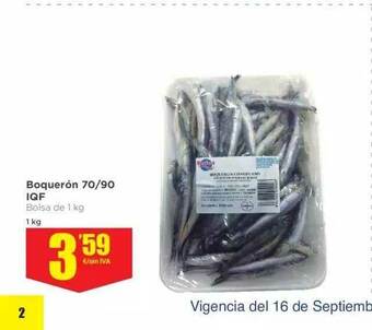 Makro Boquerón 70 90 Iqf oferta
