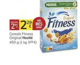 Supermercados Charter Cereals Fitness Original Nestlé 450g oferta