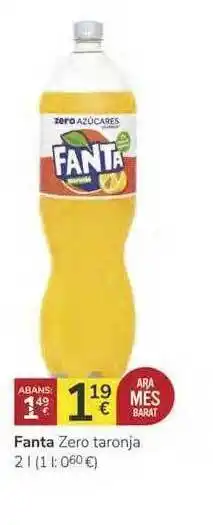 Supermercados Charter Fanta Zero Taronja 2l oferta