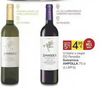 Supermercados Charter Vi Blanco O Negre Do Penedès Sumarroca Ampolla oferta
