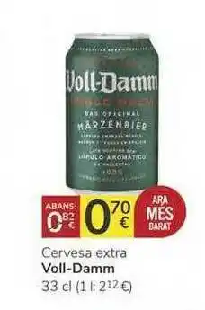Supermercados Charter Cervesa Extra Voll-damm 33cl oferta