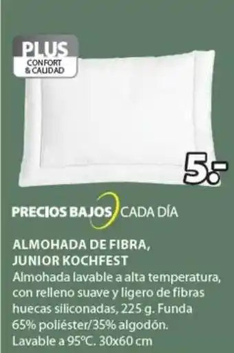 JYSK Almohada De Fibra Junior Kochfest oferta
