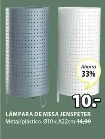 JYSK Lámpara De Mesa Jenspeter oferta