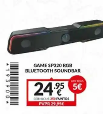 Game Game Sp320 Rgb Bluetooth Soundbar oferta