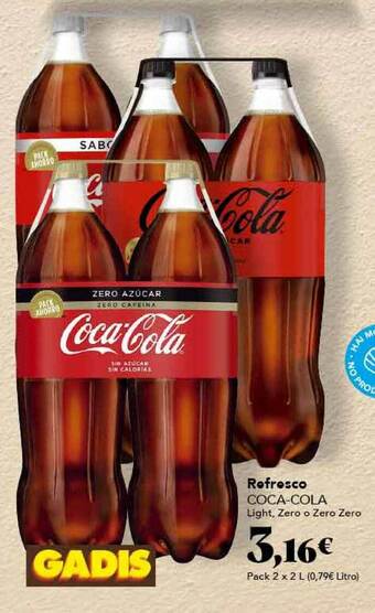 Gadis Refresco Coca-cola oferta