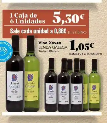Gadis Vino Xoven Lenda Galega oferta