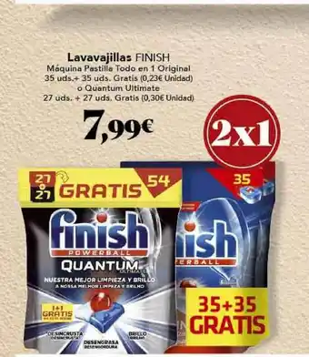 Gadis Lavavajillas Finish oferta