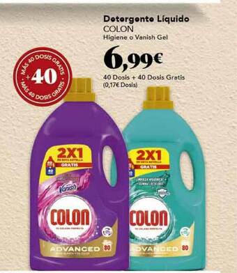 Gadis Detergente Líquido Colon oferta