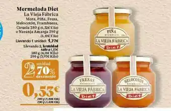 Gadis 2a Unidad 70% Descuento Mermelada Dieet La Vieja Fábrica 290g oferta