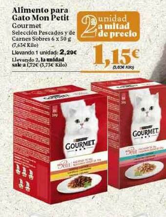 Gadis Alimento Para Gato Mon Petit Gourmet oferta