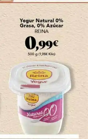 Gadis Yogur Natural 0% Grasa 0% Azúcar Reina 500g oferta