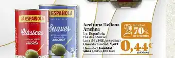 Gadis 2a Unidad 70% Descuento Aceituna Rellena Anchoa oferta