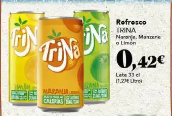 Refresco Trina Naranja Manzana O Limón 33cl