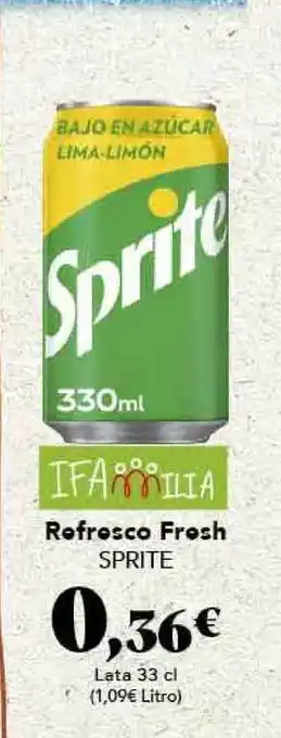 Gadis Refresco Fresh Sprite 330ml oferta