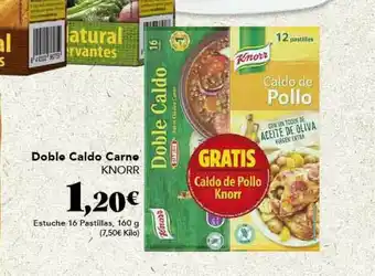 Gadis Doble Caldo Carne Knorr 160g oferta