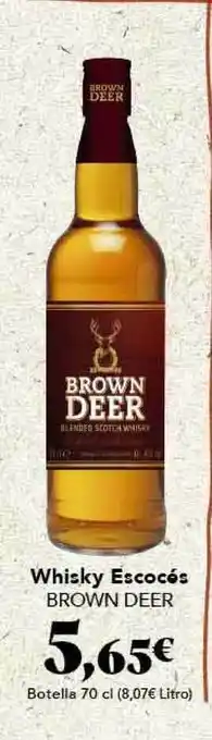 Gadis Whisky Escocés Brown Deer 70cl oferta