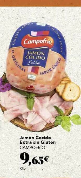 Gadis Jamón Cocido Extra Sin Gluten Campofrio oferta