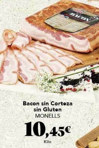 Gadis Bacon Sin Corteza Sin Gluten Monells oferta