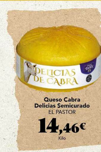 Gadis Queso Cabra Delicias Semicurado El Pastor oferta